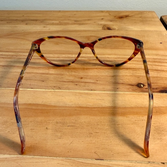 Brown Tortoise Shell Cat eyeglass Frame Frederic Beausoleil FRANCE 278-798 - Picture 6 of 8